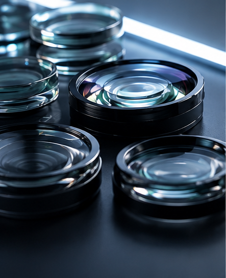 Optical glass components